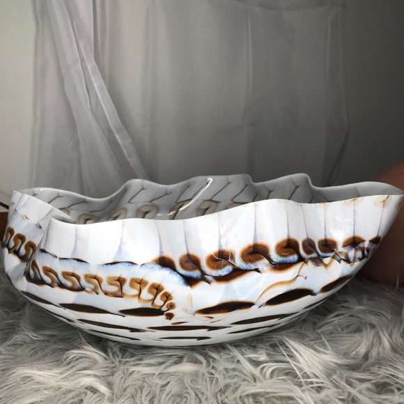 RARE Murano Glass Shell Bowl Handmade in Italy - Picture 6 of 8